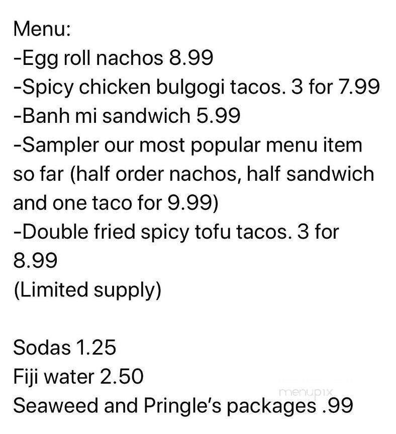 Kochendorfer Brewing - Duncan, OK menu_pic