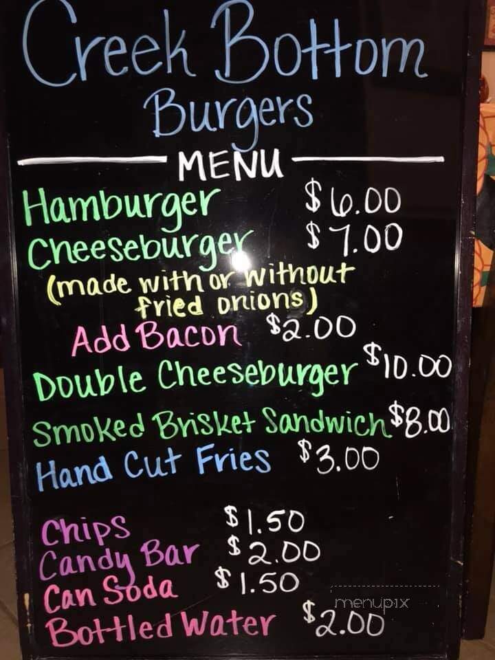 Creek Bottom Burgers - Newcastle, OK