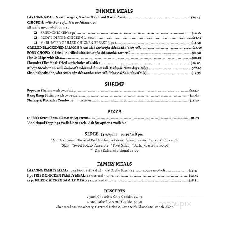 Rudy's - Statesville, NC menu_pic