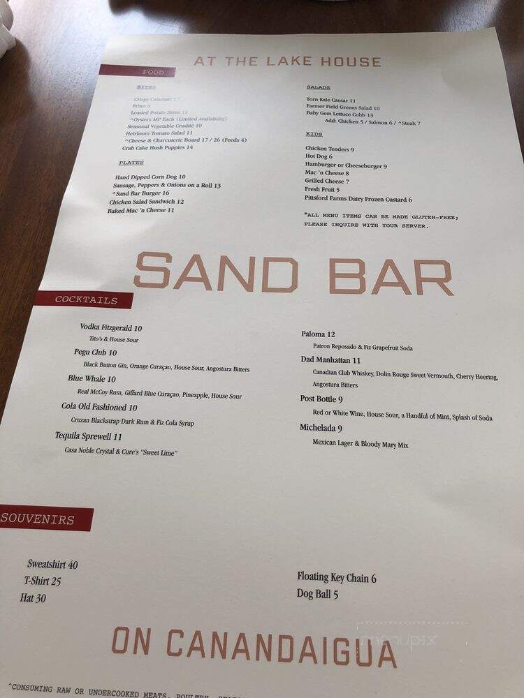 Sandbar - Canandaigua, NY
