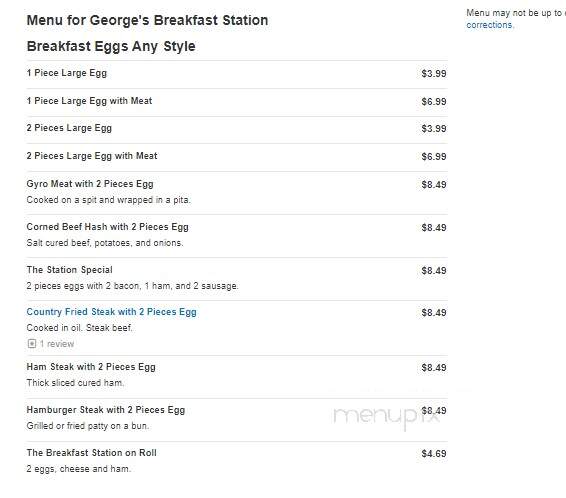 George's Breakfast Station - Tarpon Springs, FL
