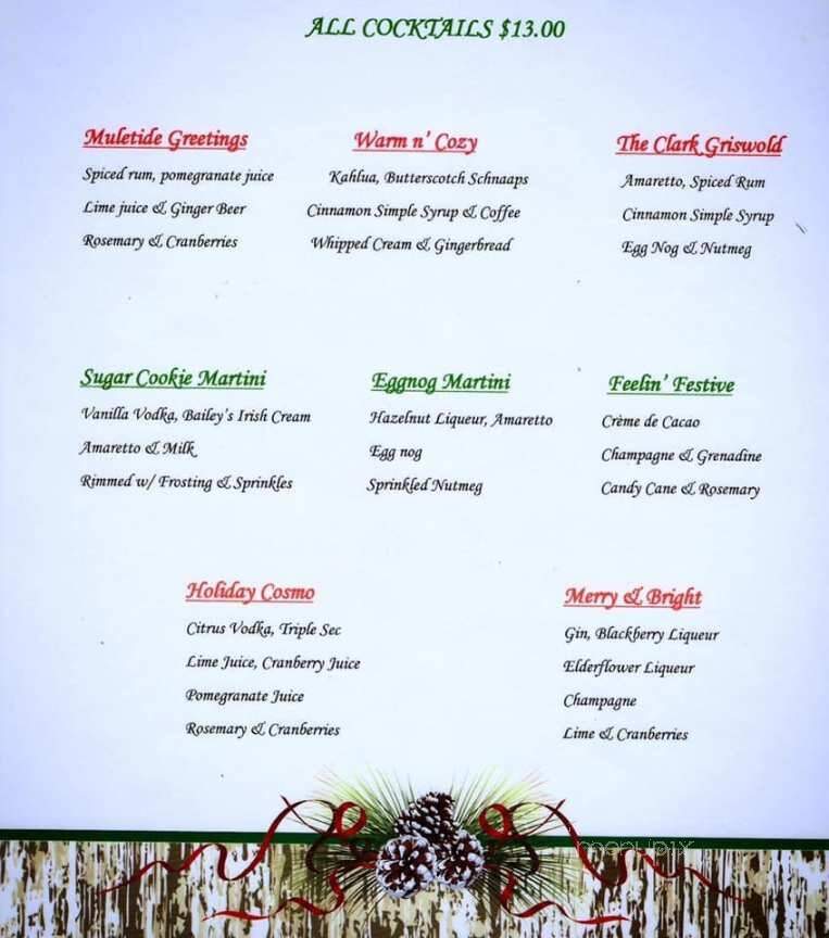 River Road Tavern - Bedford, NH menu_pic