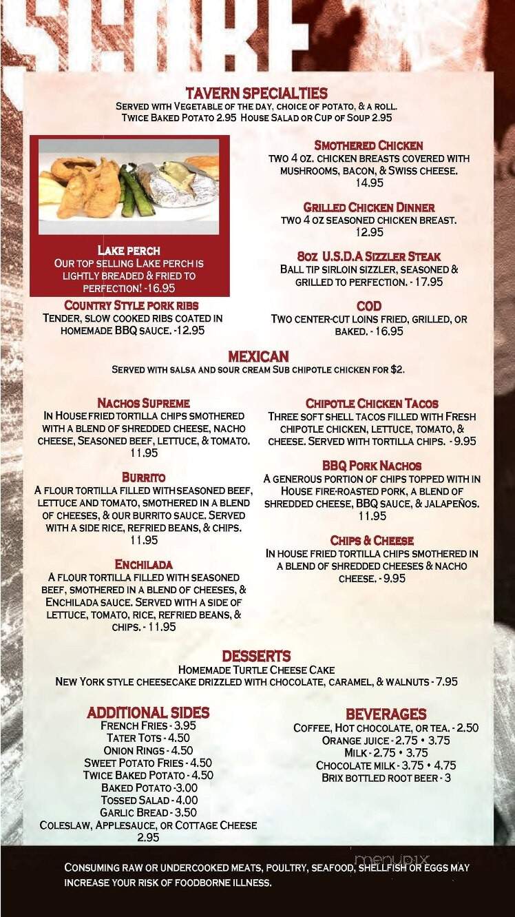 Remus Tavern - Remus, MI menu_pic