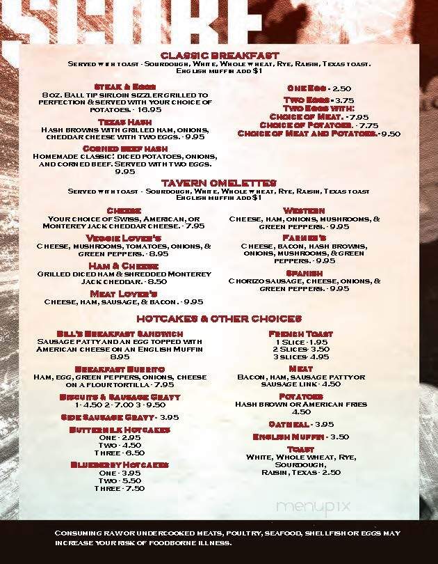 Remus Tavern - Remus, MI menu_pic