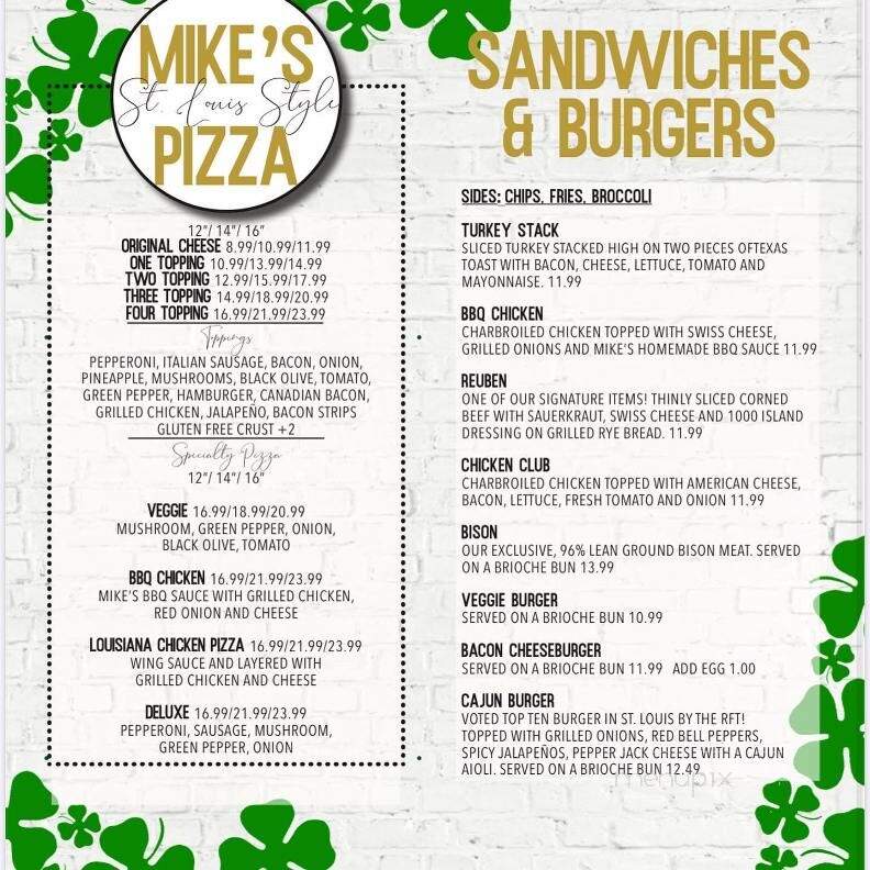 Mike Duffy's Pub & Grill - Kirkwood, MO menu_pic