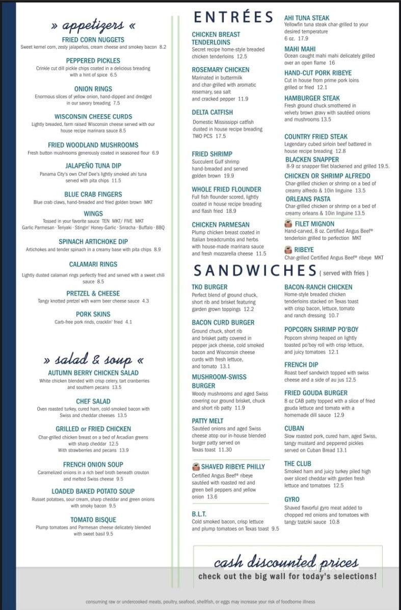 Owen's Cafe and Grill - Geneva, AL menu_pic