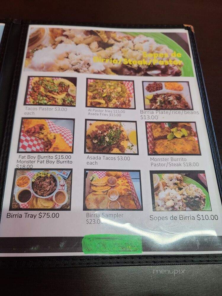 Ninas Tacos - Des Moines, IA menu_pic