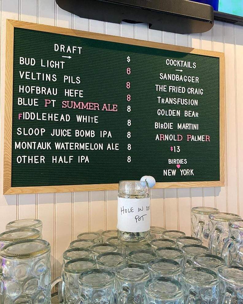 Birdies - Patchogue, NY menu_pic
