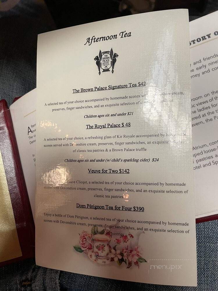 Brown Palace Coffee & Tea Co - Denver, CO menu_pic