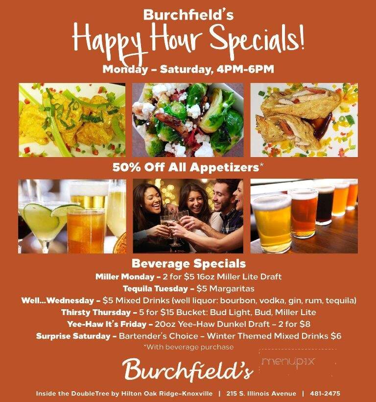 Burchfield's - Oak Ridge, TN menu_pic