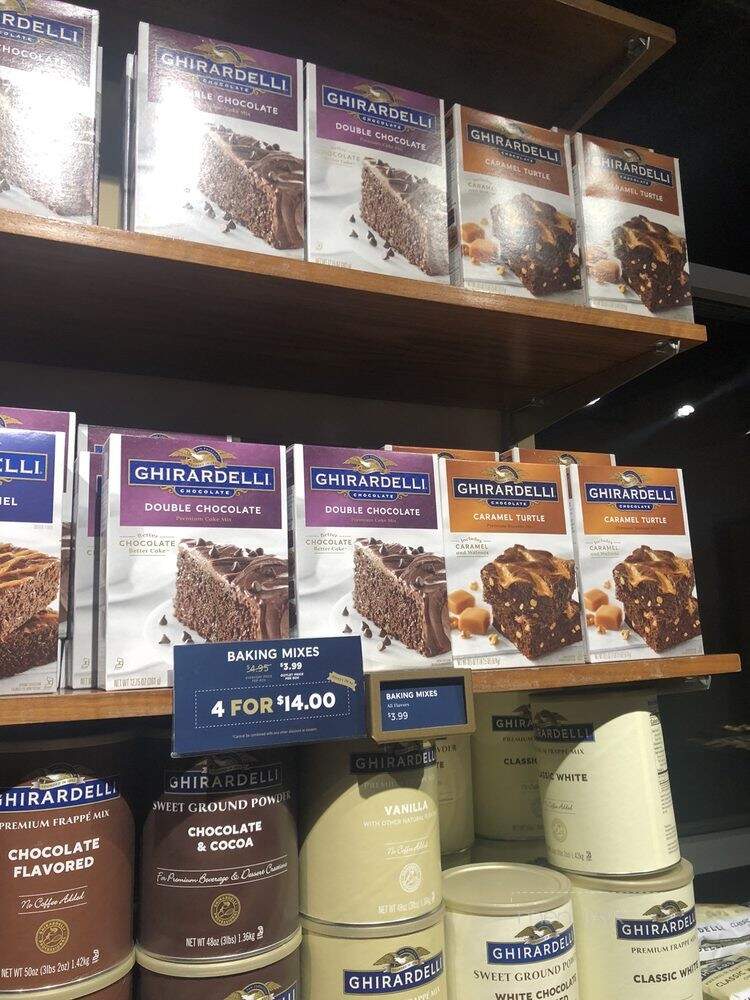 Ghirardelli Chocolate Outlet and Ice Cream Shop - Lathrop, CA menu_pic