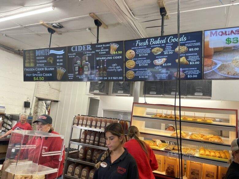 Yates Cider Mill - Rochester Hills, MI menu_pic