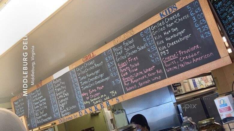Dank's Deli - Middleburg, VA menu_pic