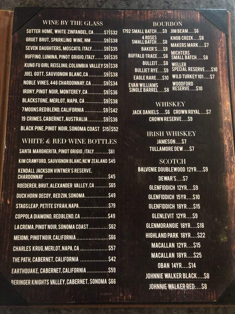 Doe's Eat Place - Biloxi, MS menu_pic