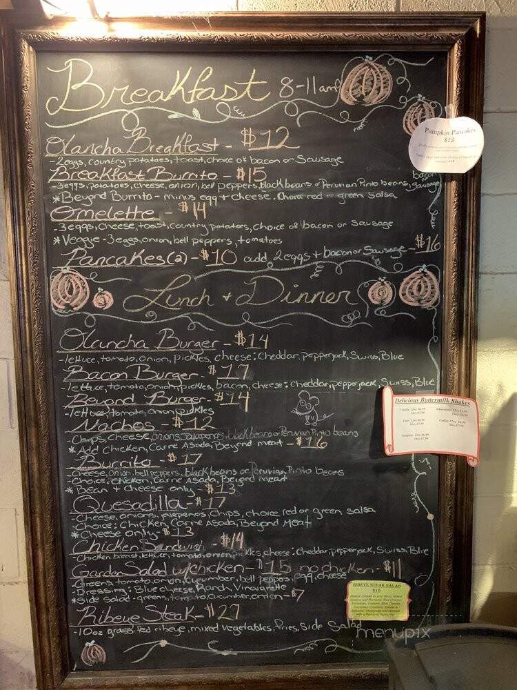 Olancha Cafe - Olancha, CA menu_pic