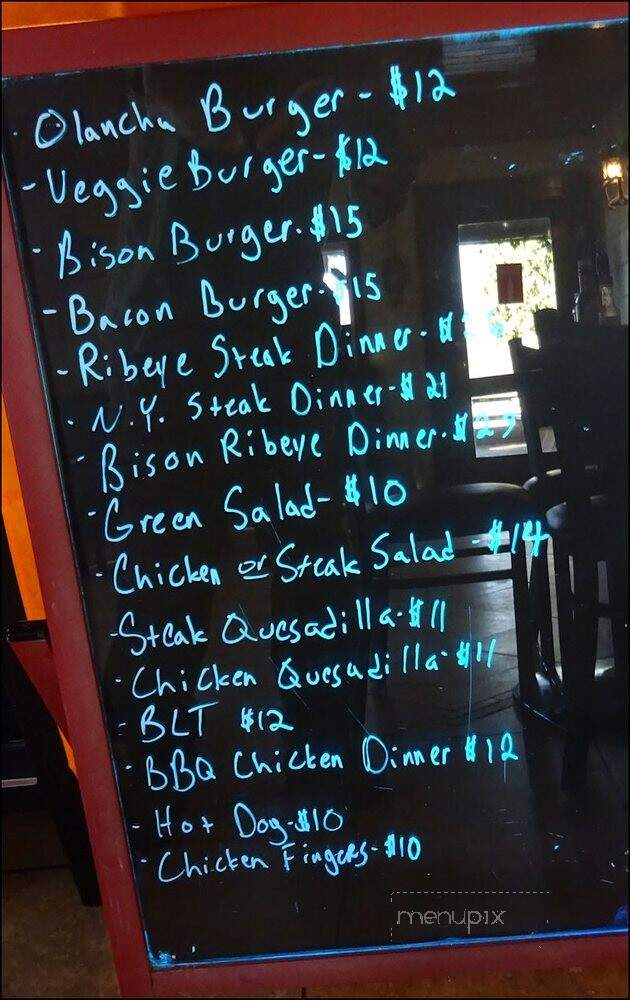 Olancha Cafe - Olancha, CA menu_pic