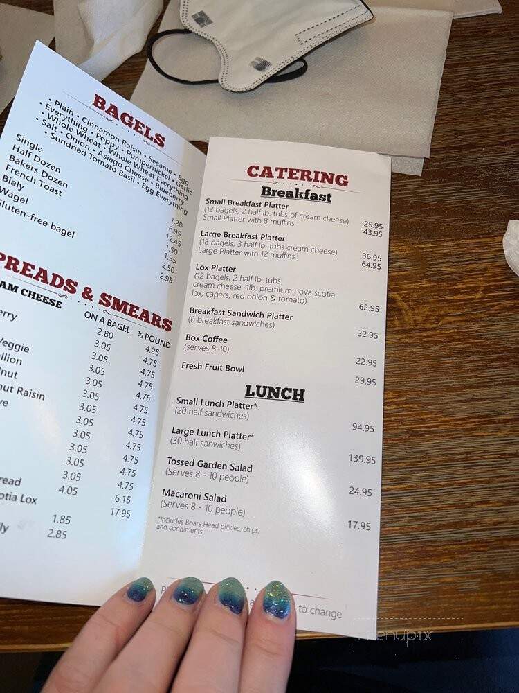 West End Bagels - Indian Land, SC menu_pic