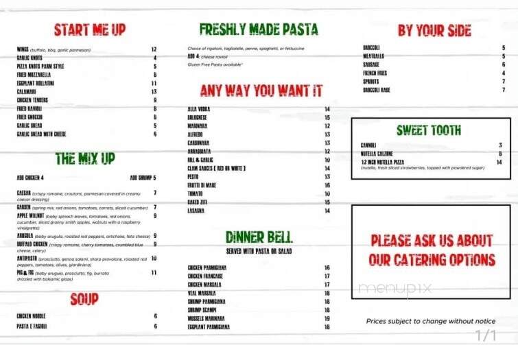 Amici Pizzeria - Atlantic Highlands, NJ menu_pic