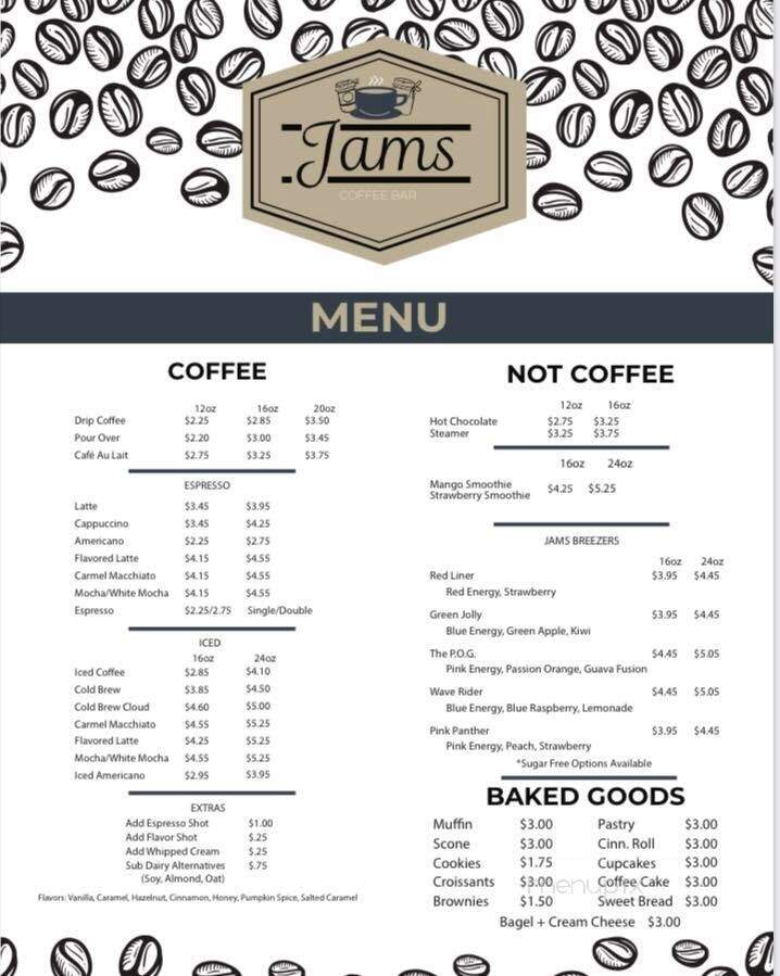 Jams - Urbana, IA menu_pic
