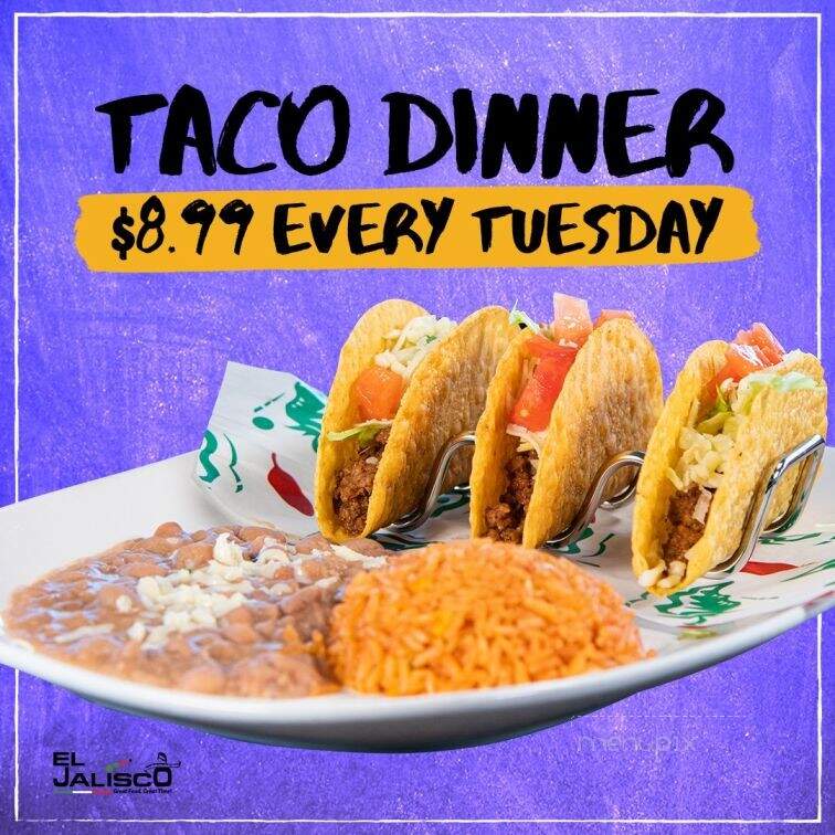 El Jalisco - Thomasville, GA menu_pic