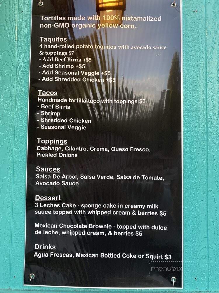 Tito's Taquitos - Portland, OR menu_pic