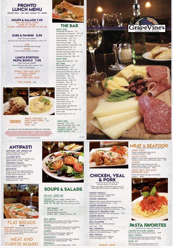 GrapeVine's - Cumming, GA menu_pic