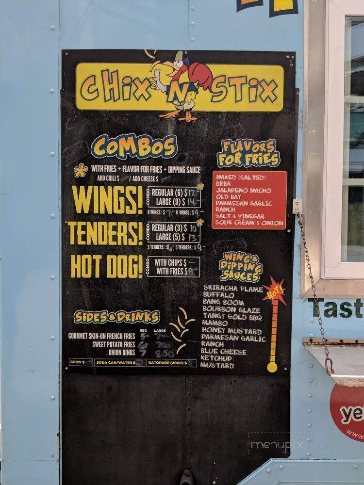 Chix N Stix - Washington, DC menu_pic
