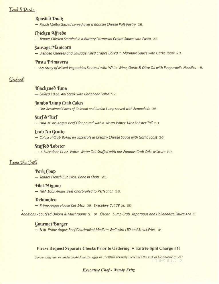 Jonathans - Harveys Lake, PA menu_pic