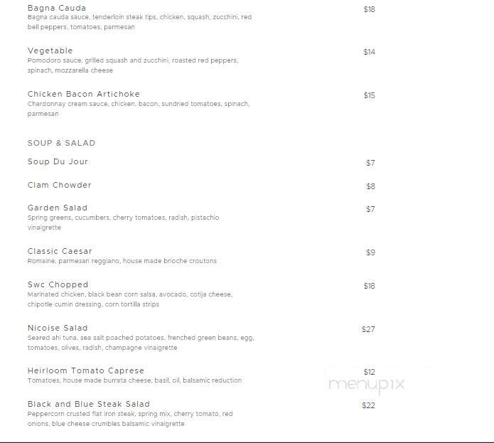 Hoist House Restaurant @ Swiftwater Cellars - Cle Elum, WA menu_pic