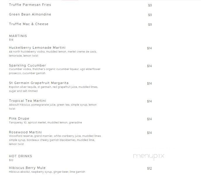 Hoist House Restaurant @ Swiftwater Cellars - Cle Elum, WA menu_pic
