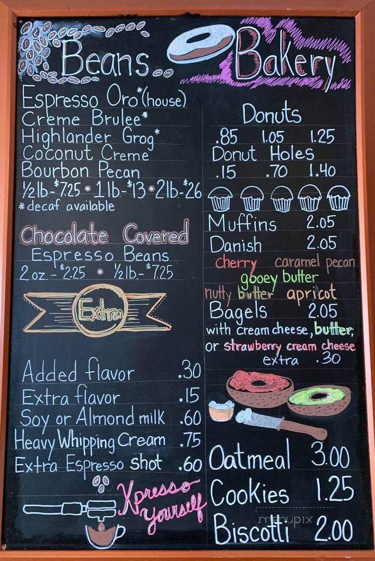 Coffee Xpresso - Litchfield, IL menu_pic