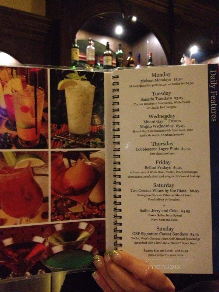 Old Spaghetti Factory - Abbotsford, BC menu_pic