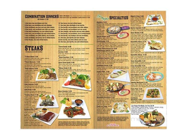 Las Trojas Cantina - Morrow, GA menu_pic
