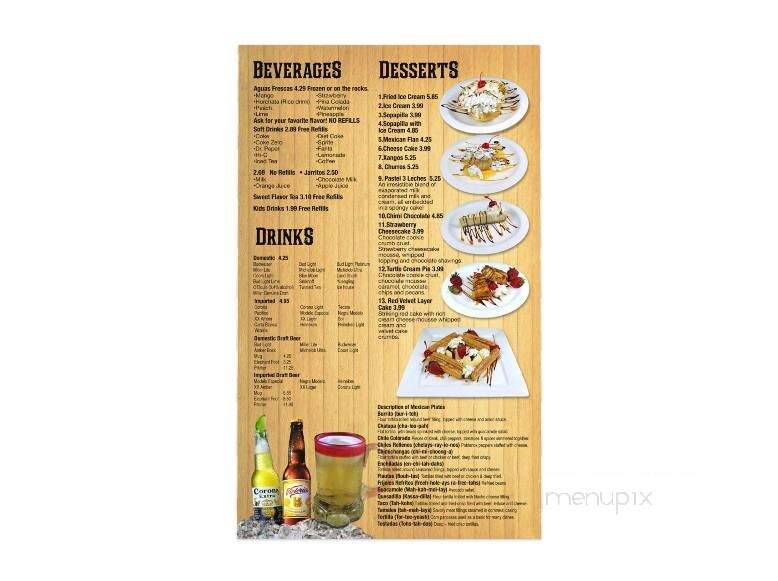 Las Trojas Cantina - Morrow, GA menu_pic
