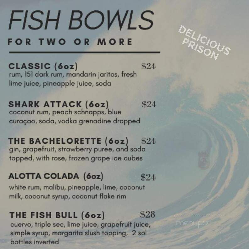 Castaway Bar and Kitchen - Vancouver, BC menu_pic