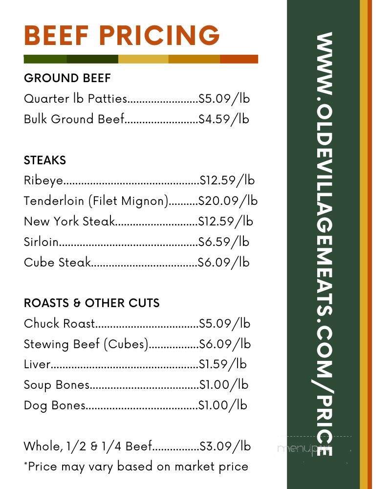 Olde Village Meats - Frazeysburg, OH