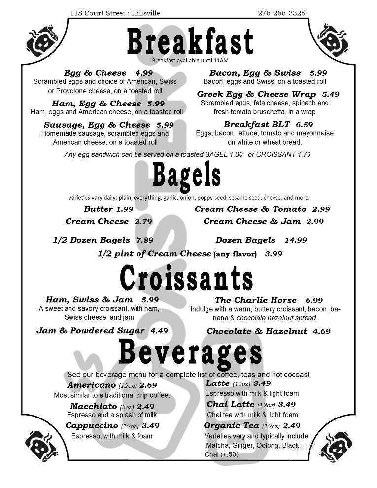 Toasters Deli - Hillsville, VA menu_pic