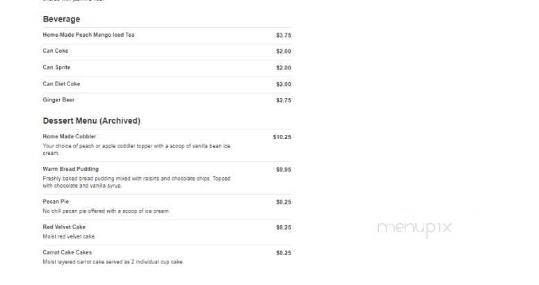 Darker Than Blue Grille - Baltimore, MD menu_pic