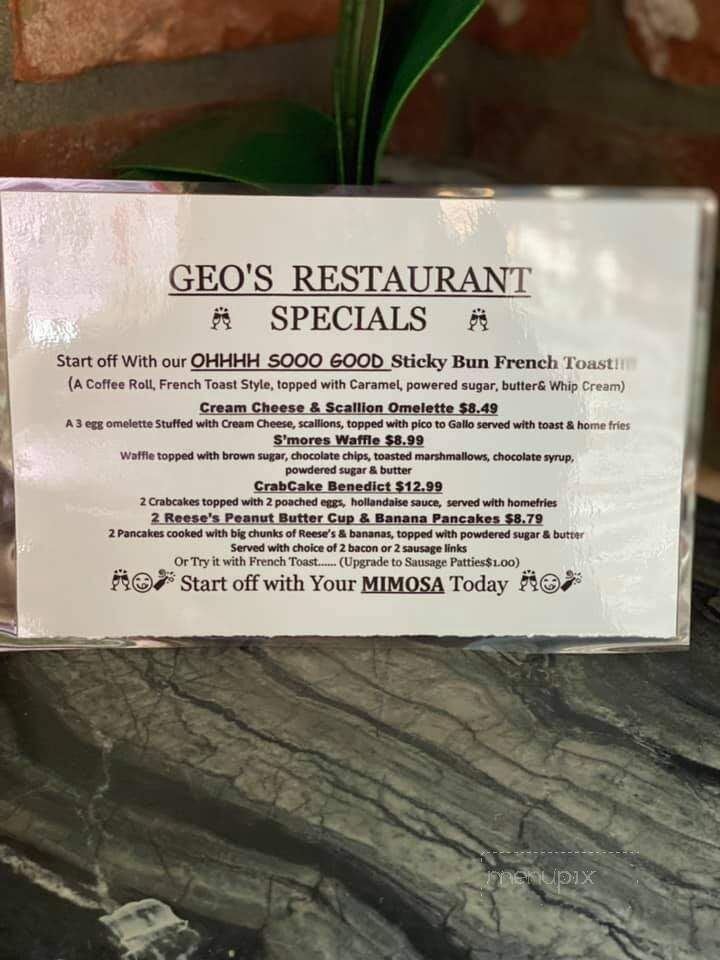 Geos Restaurant - Cranston, RI