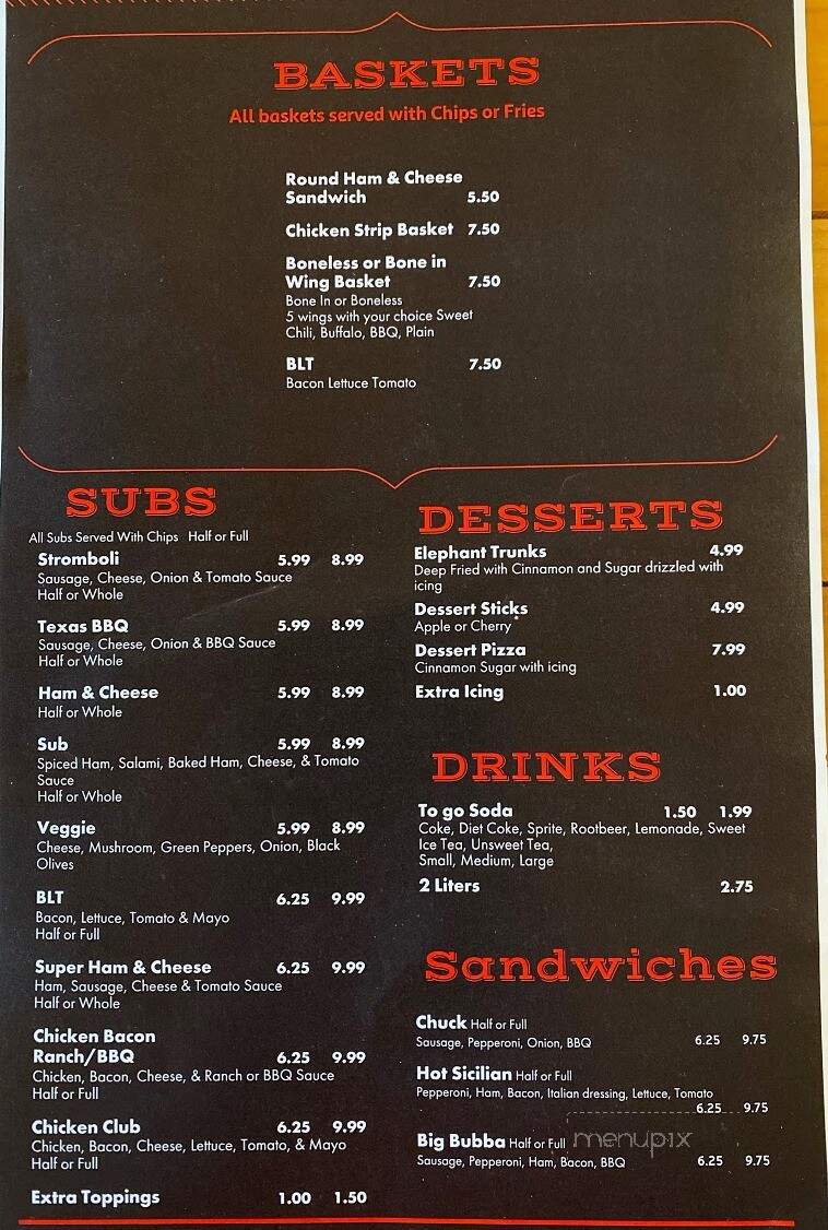 Delphi Pizza King - Delphi, IN menu_pic