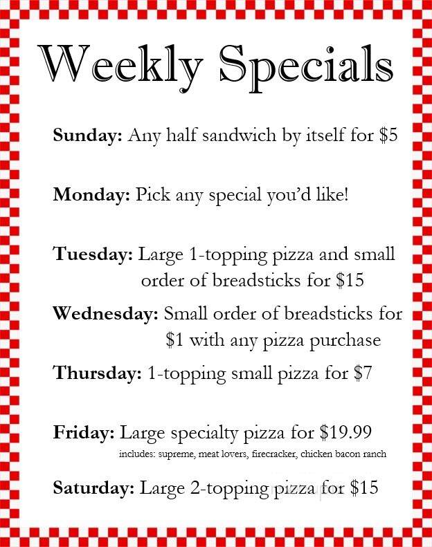 Delphi Pizza King - Delphi, IN menu_pic
