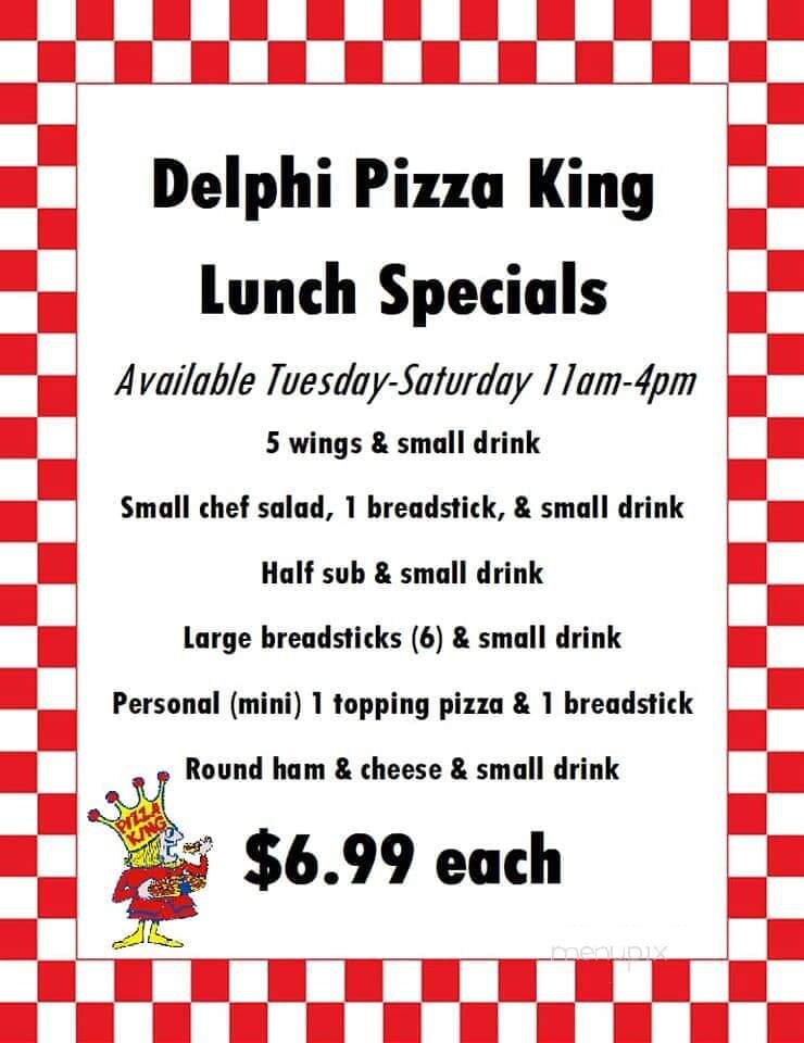 Delphi Pizza King - Delphi, IN
