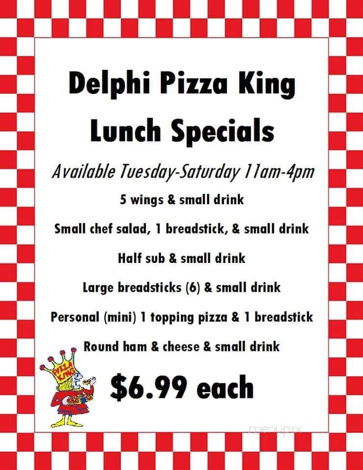 Delphi Pizza King - Delphi, IN menu_pic