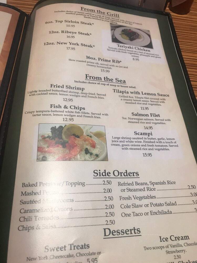 Golden Grill Restaurant - Campo, CA menu_pic