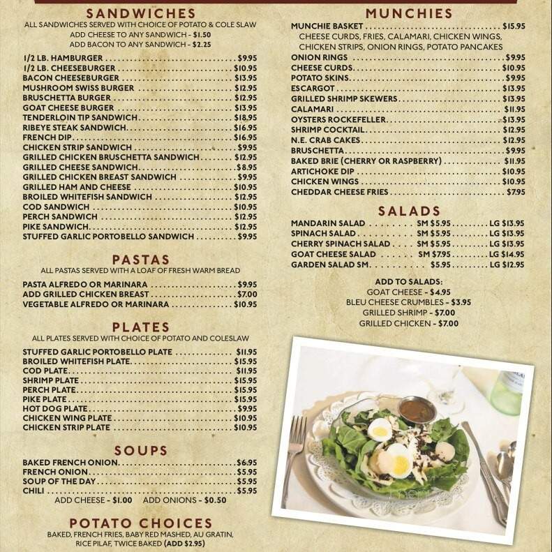 The English Inn - Green Bay, WI menu_pic