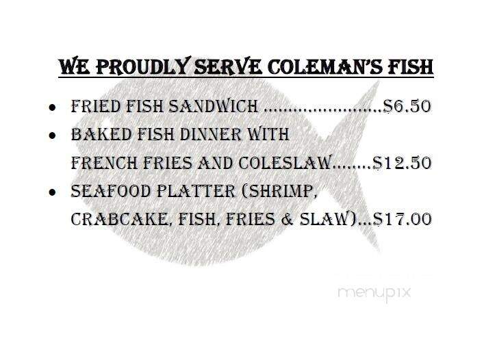 Gas Lite Restaurant & Lounge - Wintersville, OH menu_pic