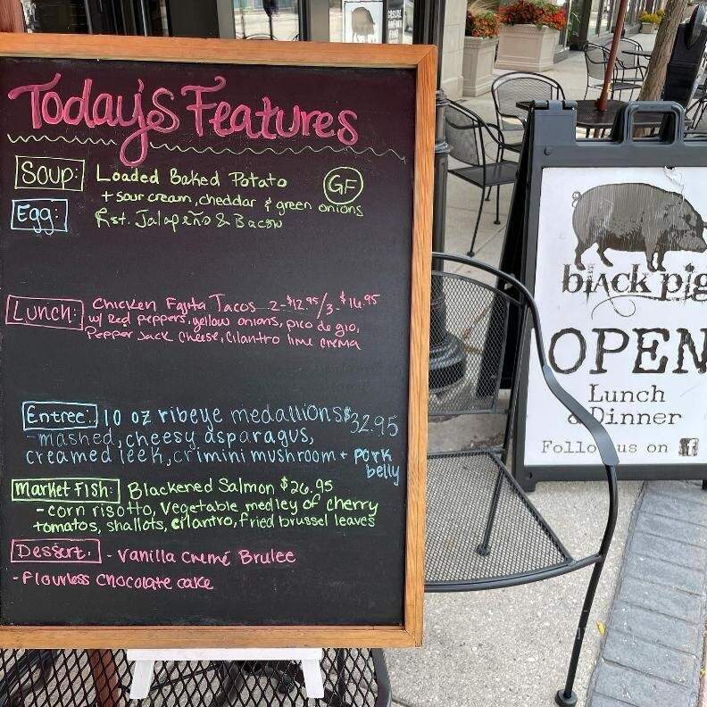 Black Pig - Sheboygan, WI menu_pic