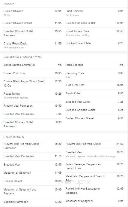 Twin Oaks Restaurant - Brownsville, TN menu_pic