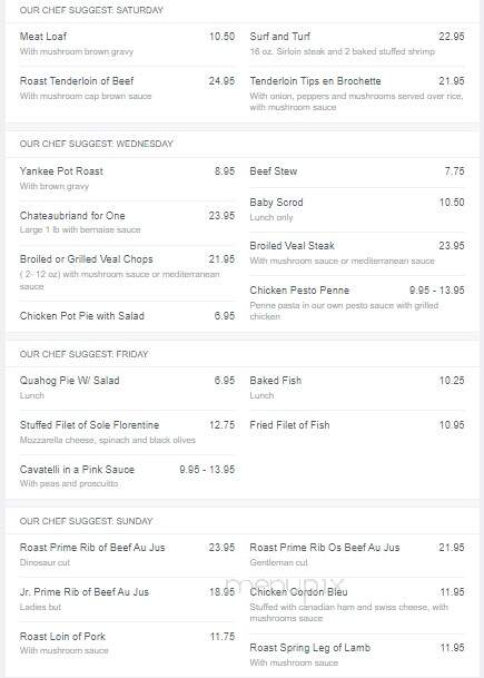Twin Oaks Restaurant - Brownsville, TN menu_pic