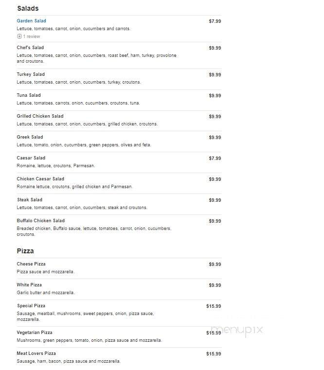 Four Seasons Pizza - Dover, DE menu_pic